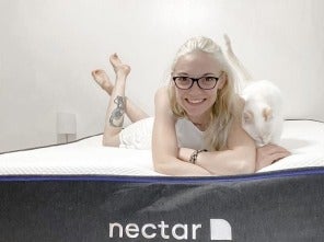 Girl on bed