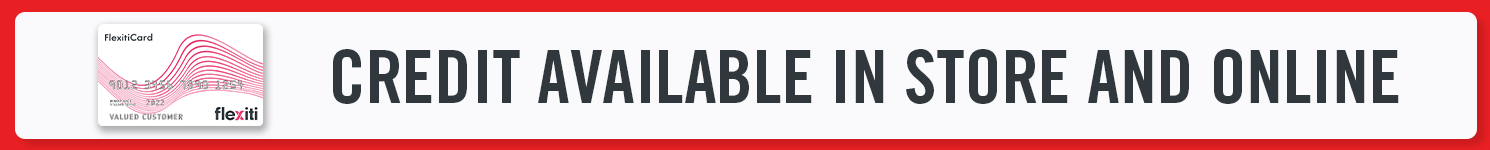 Credit available in-store and online