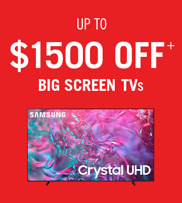 big screen televisions.